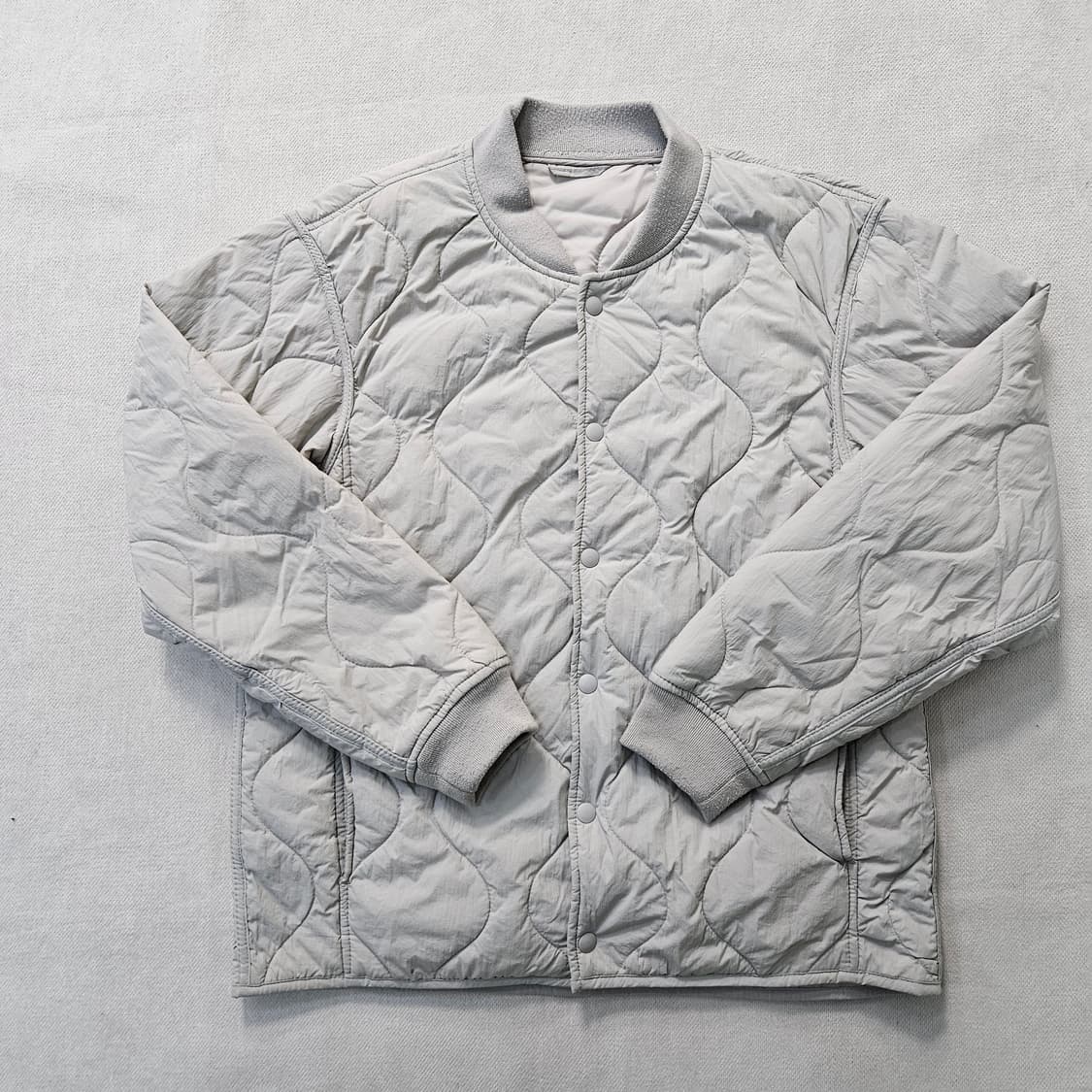 100 탑텐 그레이 경량패딩 0317Y 상품이미지1