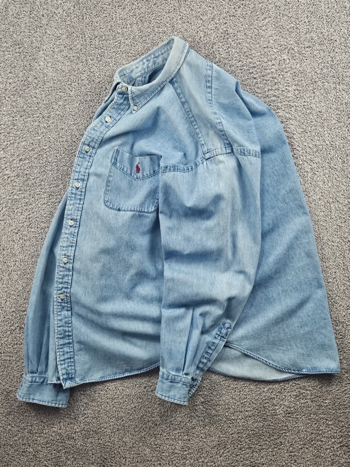 폴로랄프로렌 데님 포켓 빅 셔츠 ( L ) / 11462 상품이미지3