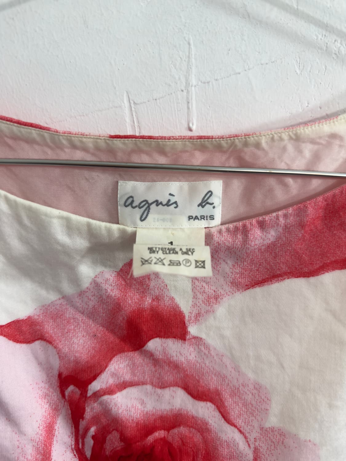 agnes b rose blouse 상품이미지5