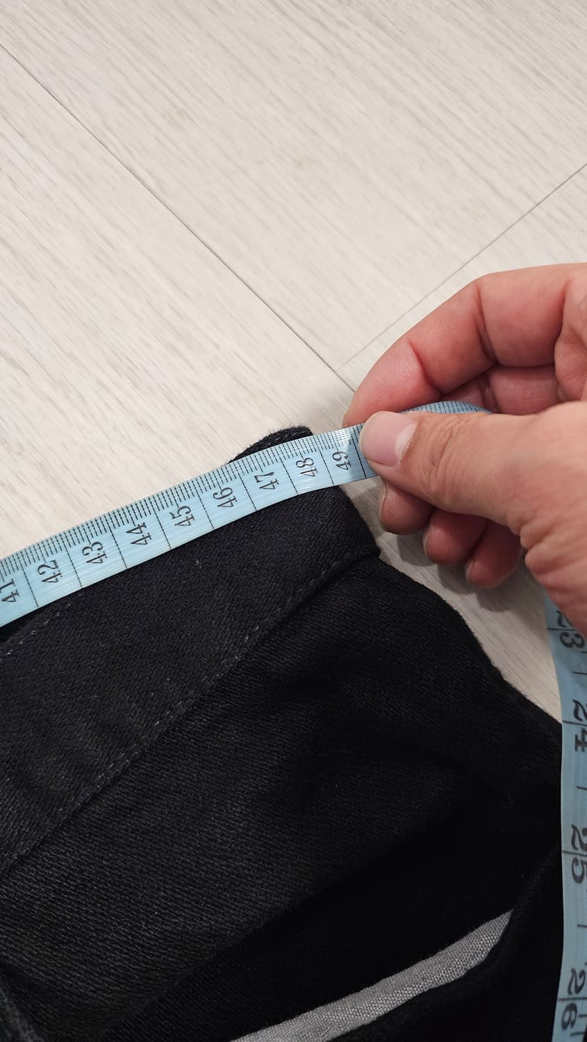 랭글러 13mwz 오리지널 핏 데님 진 블랙 상품이미지2