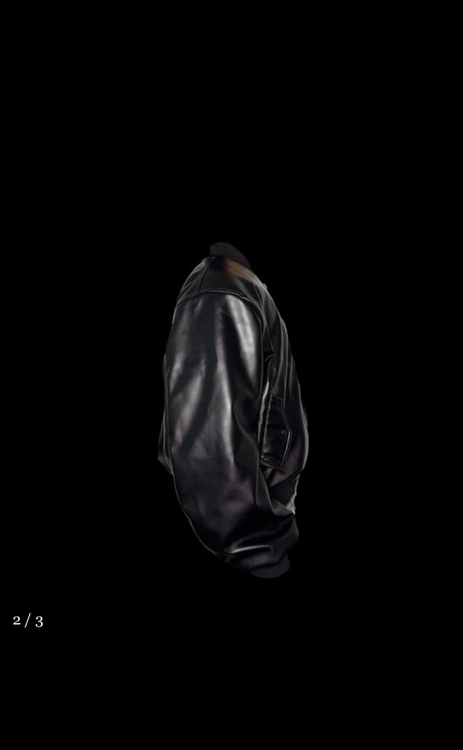 에모스탠스클럽 레더 봄버 자켓 상품이미지4