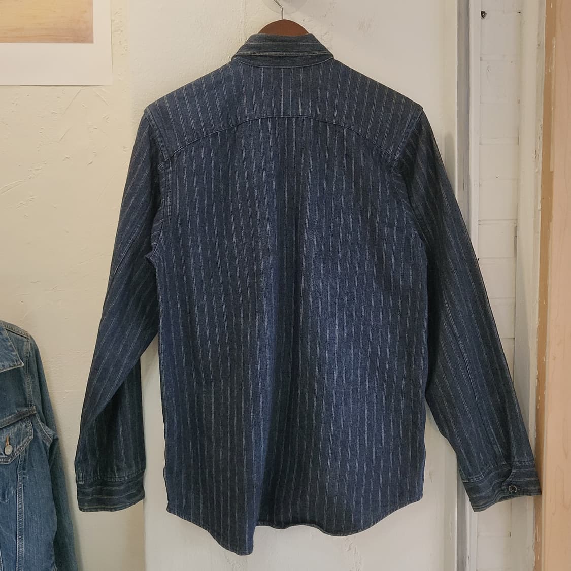 에어워크 재팬 빈티지 데님워크셔츠 셔켓 M사이즈 상품이미지7