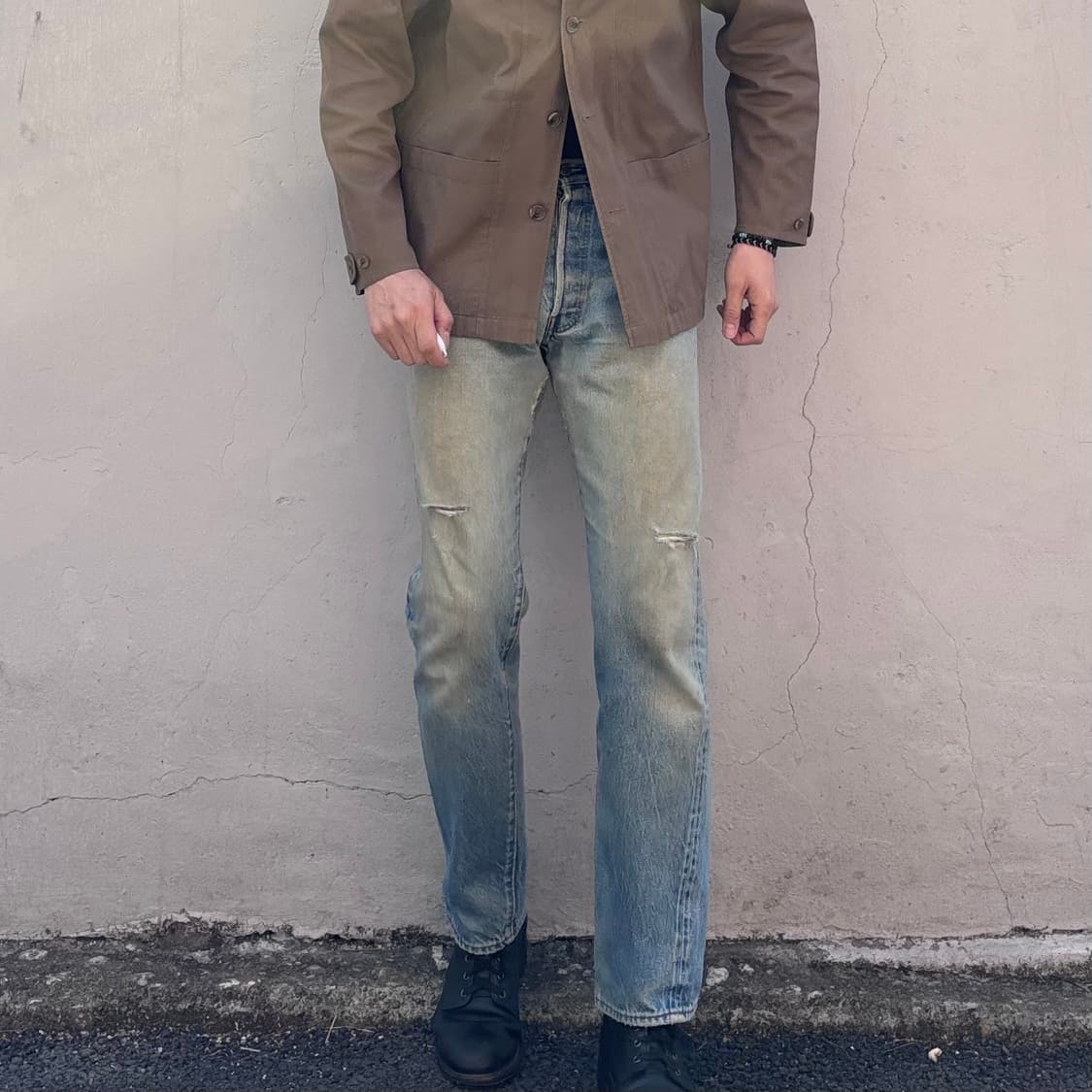 66후기 80년대 미국 리바이스 501 스몰e 셀비지 상품이미지2