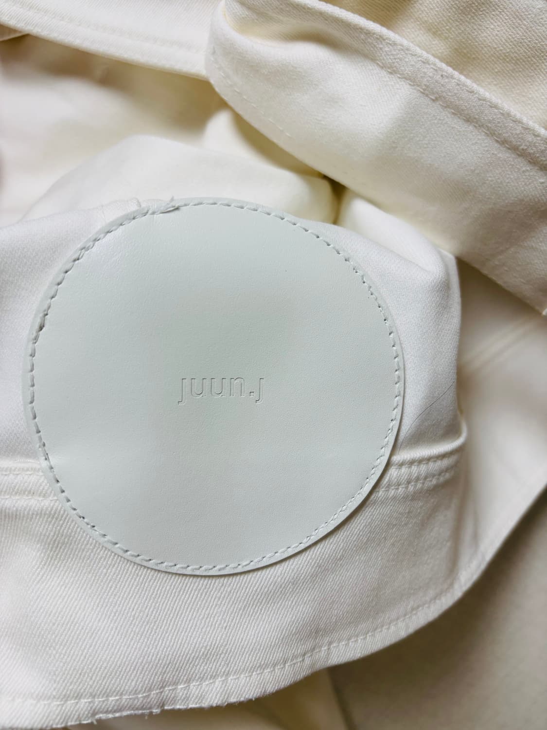 준지 juun.j 크림 화이트 데님 자켓 상품이미지4