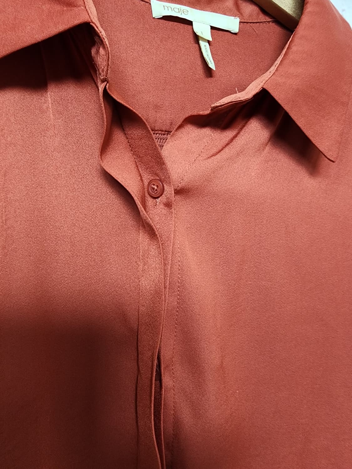 먀주 셔츠형 롱 원피스 상품이미지8