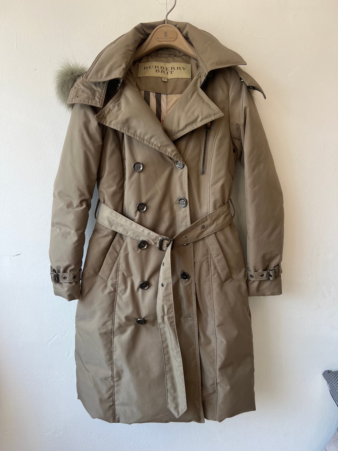 버버리 여성 베이지 트렌치패딩점퍼 다운패딩점퍼 상품이미지2