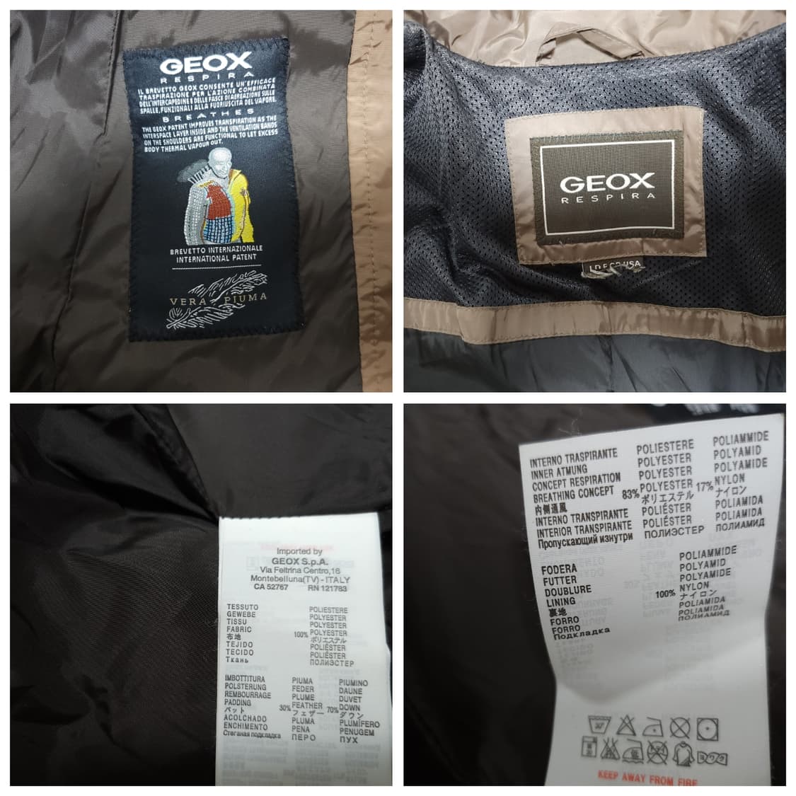 GEOX 제옥스 벨티드 다운자켓 여성 55
 상품이미지10