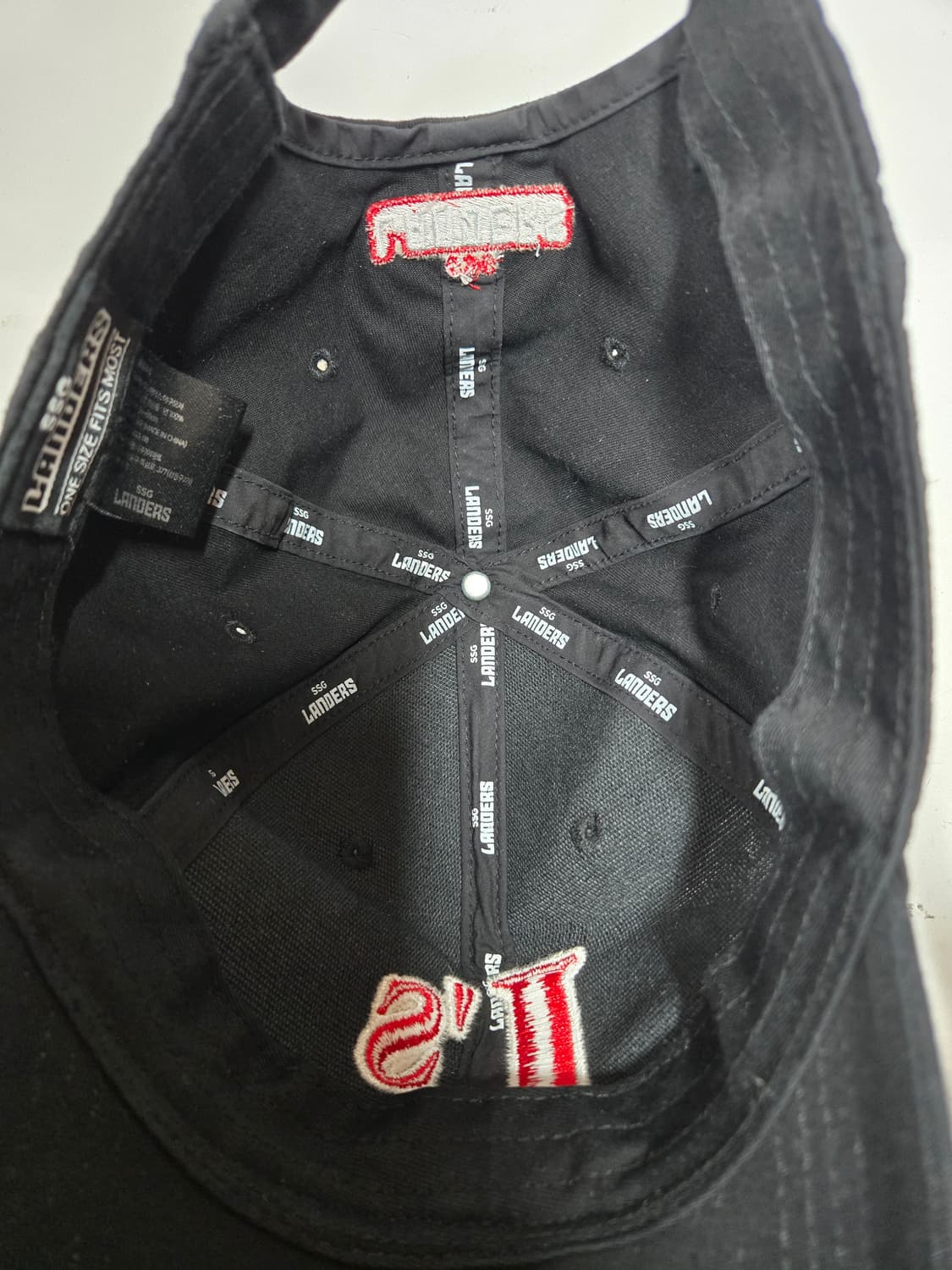 SSG 랜더스 블랙 야구모자 상품이미지6