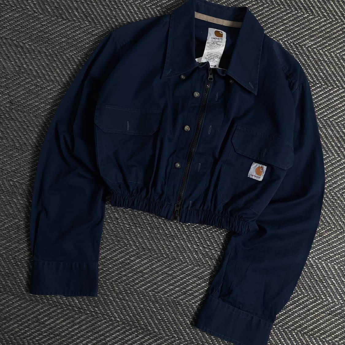 칼하트 리메이크 크롭 투웨이 셔츠 자켓y 3532 상품이미지1