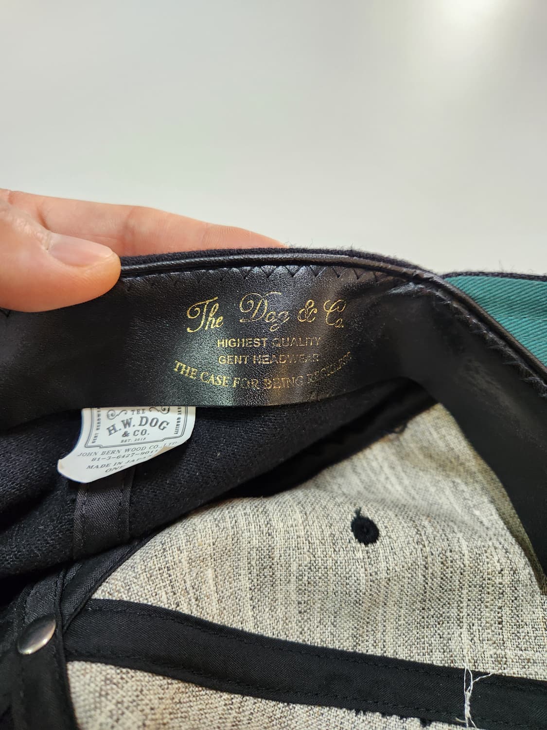 도그앤코 베이스볼 캡 블랙 상품이미지6