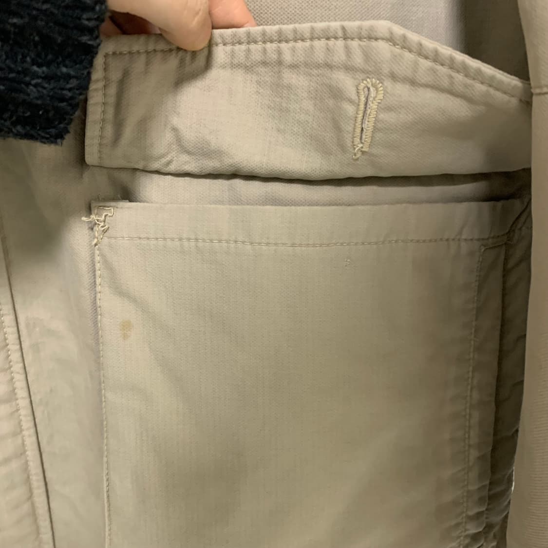 Lee 리 빈티지 베이지 야상 봄버 점퍼 100 사이즈 상품이미지2