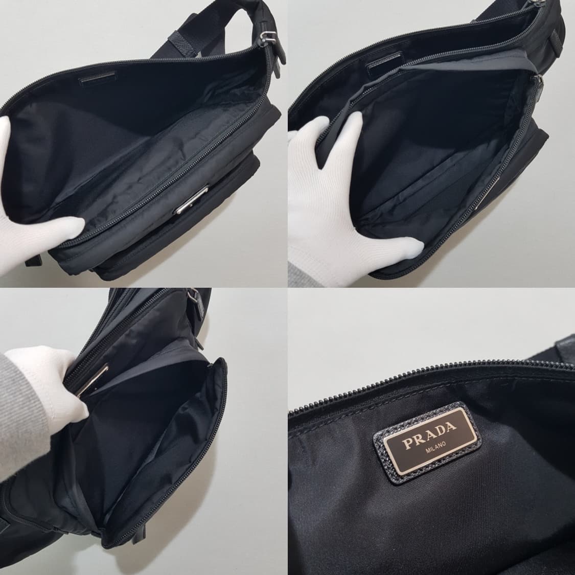 프라다 포코노 삼각로고 바이커 벨트백 2VL003 상품이미지9