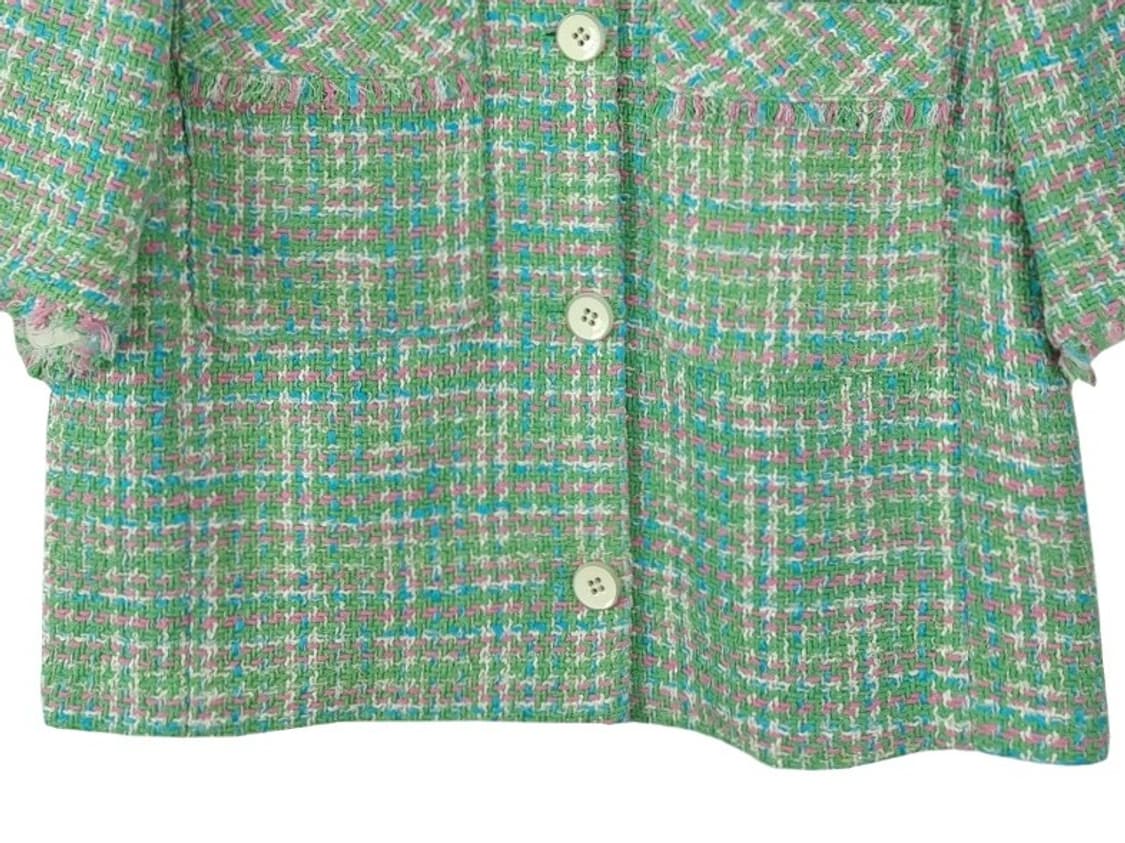 [써스데이아일랜드] 23S/S 반팔 트위드 자켓 M19620 상품이미지5