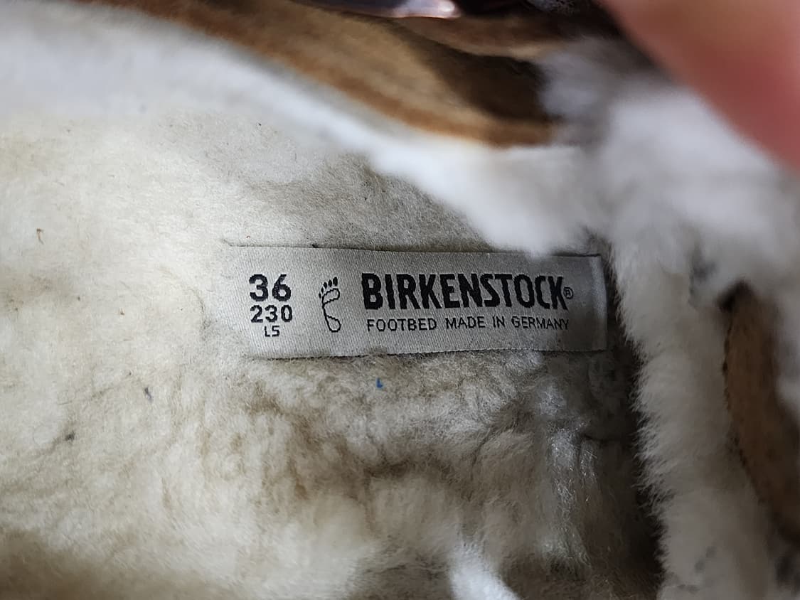 버켄스탁 런던 시어링 스웨이드 퍼 36 230 상품이미지10