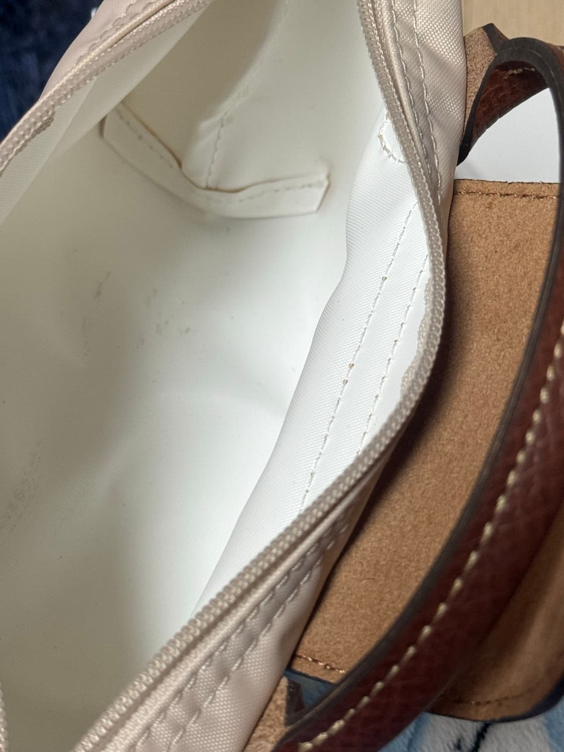 (실착용X) 롱샴 르 플리아쥬 오리지널 핸들 파우치 미니 상품이미지9