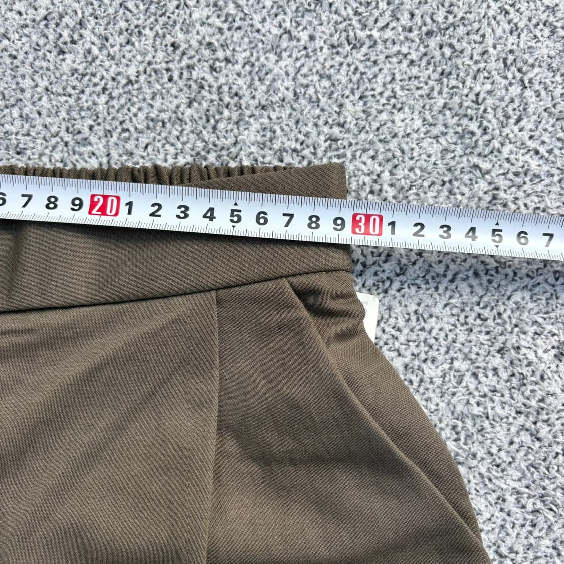 S 새상품 지유 여성 와이드 밴딩 팬츠  0528J 상품이미지6