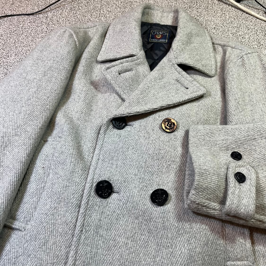 챕스 랄프로렌 미해군 울 더블 피코트 상품이미지2