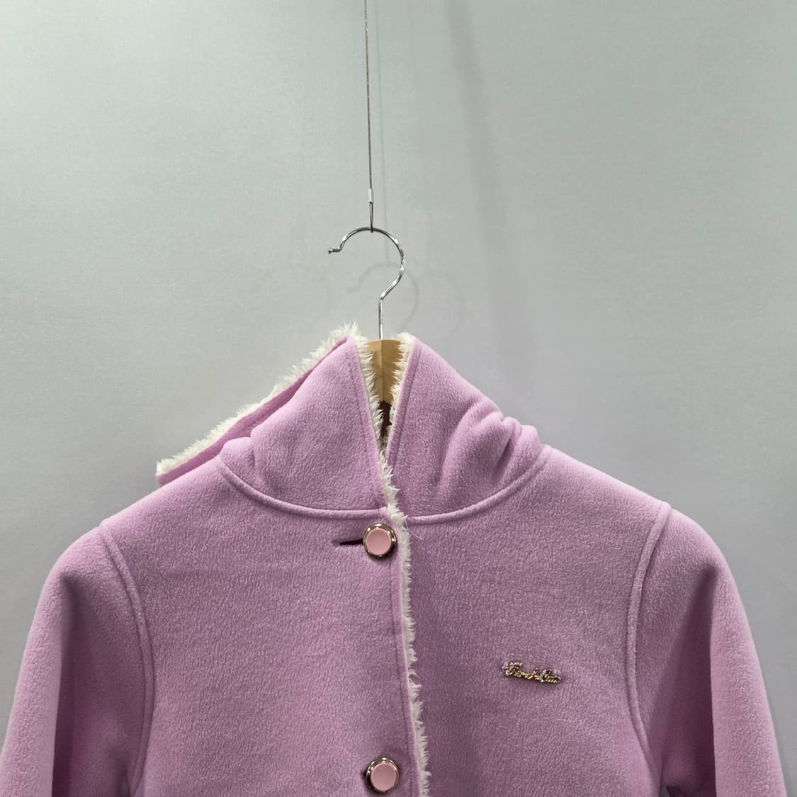 프렌치캣 여아 양털 플리스 후드 코트 67/145 상품이미지2