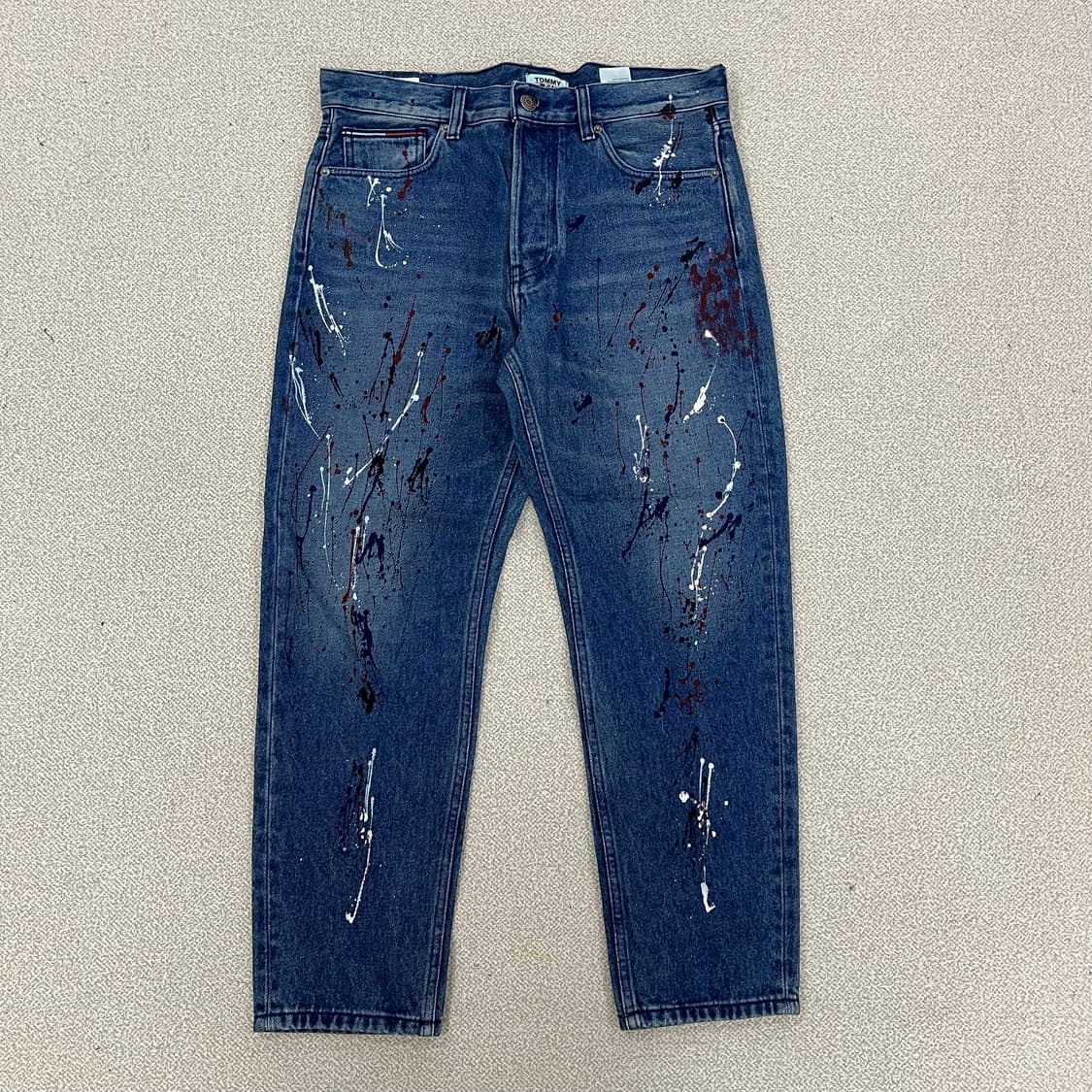 30 타미힐피거 페인팅 데님 청바지 0129M2 상품이미지1