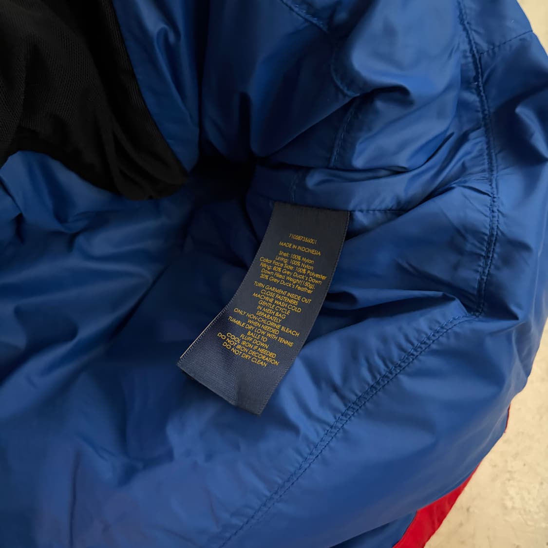 폴로 랄프로렌 빈티지 빅포니 조끼패딩 XL 상품이미지6