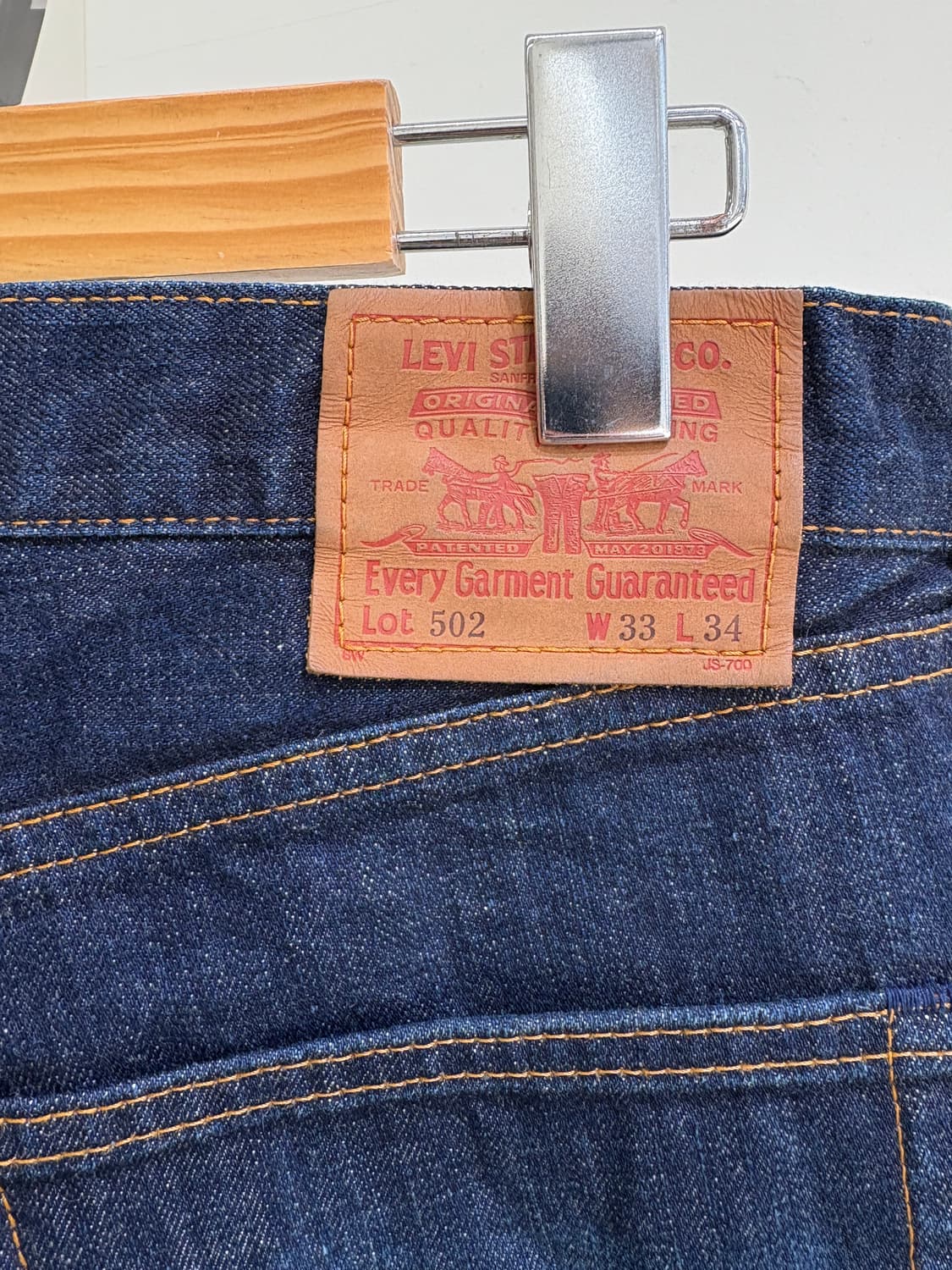 LEVIS 502 (Made in Japan) 데님팬츠 상품이미지6