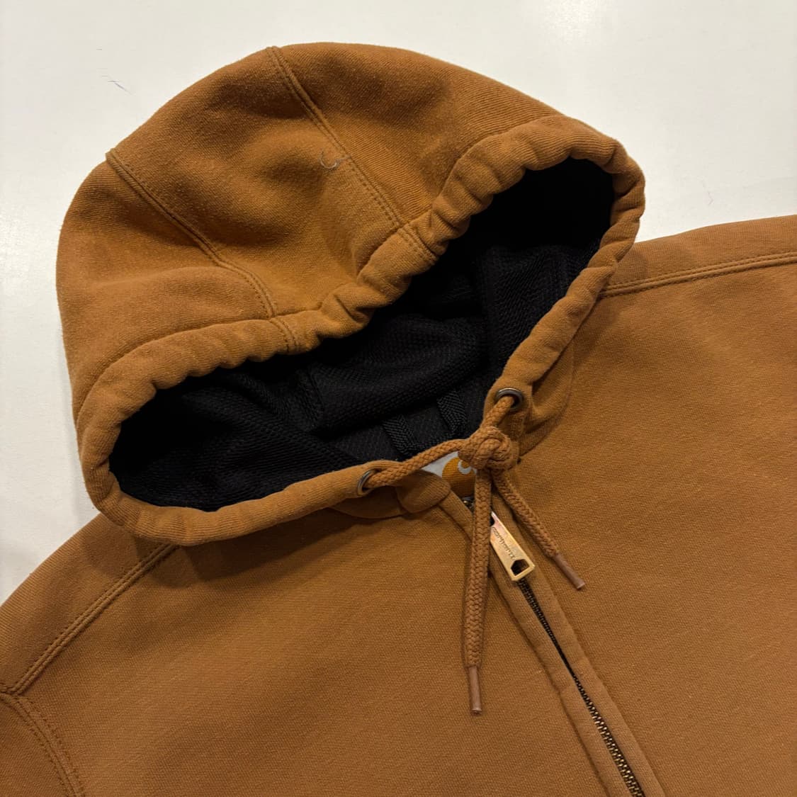 [S] 칼하트 레인디펜더 브라운 후드집업 브라운 D374 상품이미지3