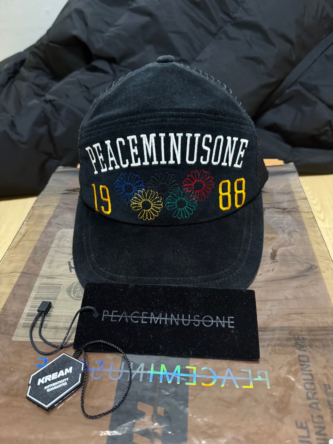 피스마이너스원 메쉬캡 블랙 상품이미지1