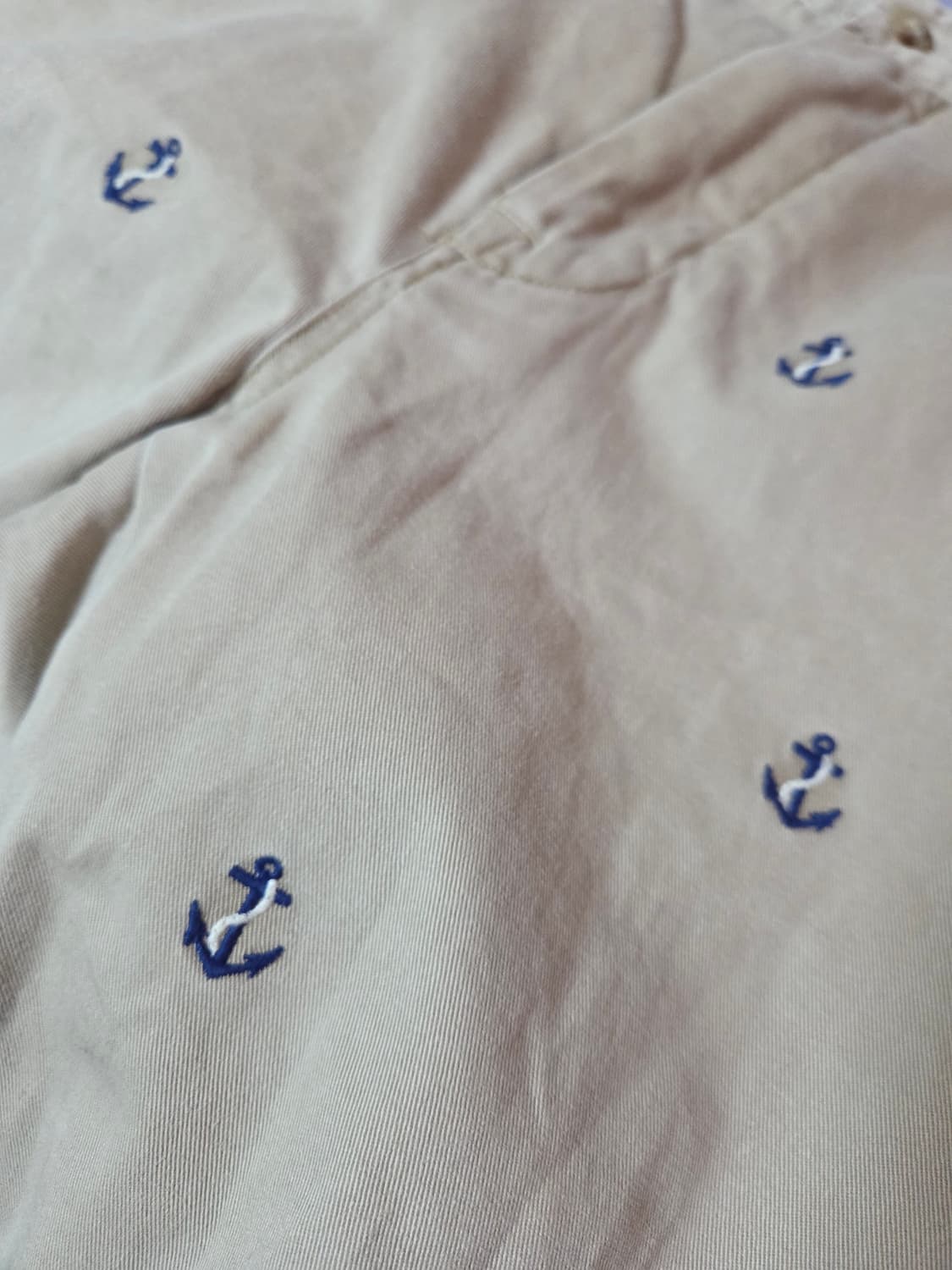 폴로 랄프로렌 자수 앵커 패턴 반바지 베이지 34 상품이미지3