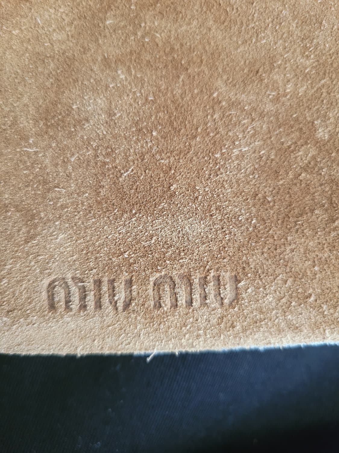 00s miu miu 스웨이드 핸들 백 상품이미지2