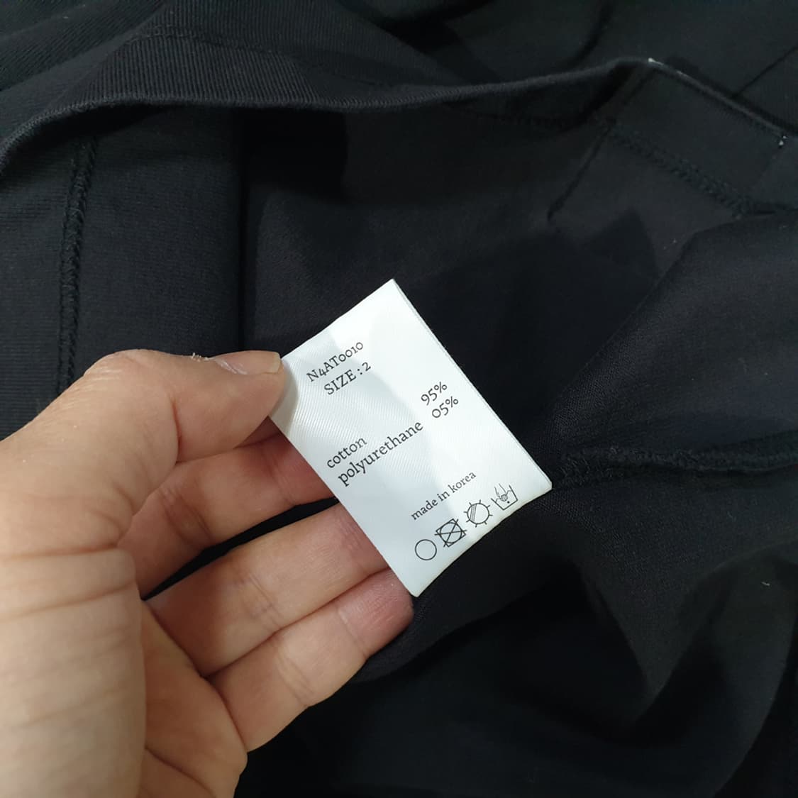 노멜렛 크롭 반팔 티셔츠 2사이즈 상품이미지5