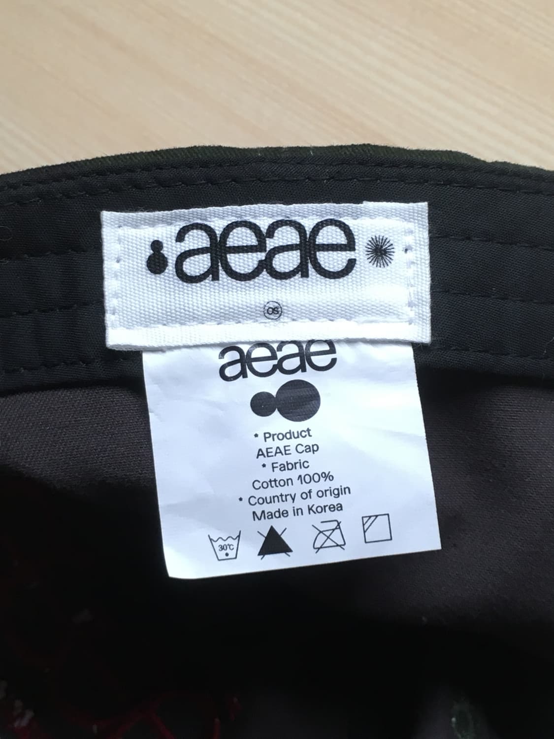 aeae 웹 로고 카모 5패널 캡 상품이미지2