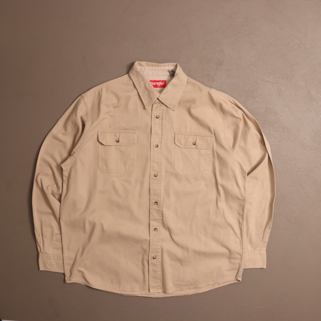 랭글러 코튼 워크셔츠 베이지 A1538 상품이미지1