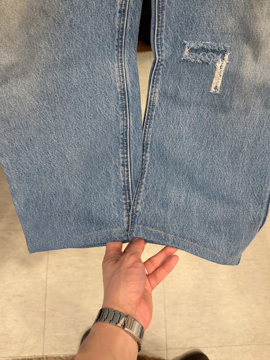 00s Carhartt 칼하트 빈티지 데님 팬츠 (40inch) 상품이미지4