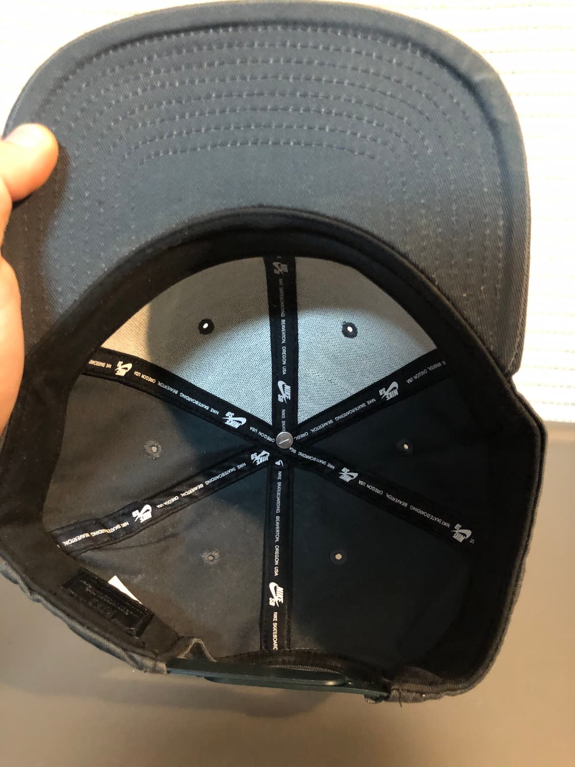 나이키 sb  스케이트보드 스냅백 다크 그레이 상품이미지4