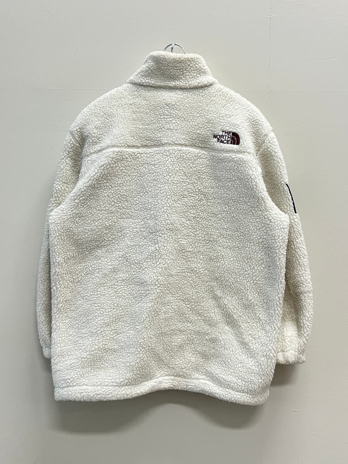 (95) 노스페이스 화이트라벨 양털 셰르파 자켓 아이보리/브라운 상품이미지4