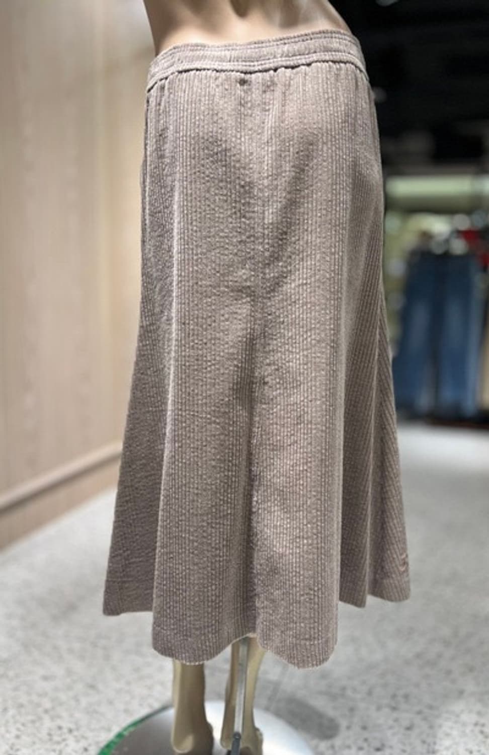 새) 베네통 레터링 골덴 롱-스커트  상품이미지4