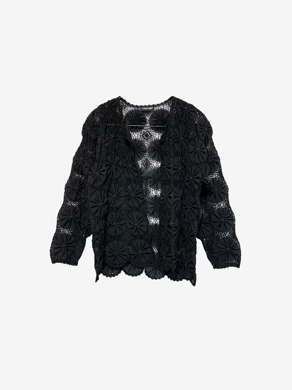 Flower Cardigan – Black 상품이미지4