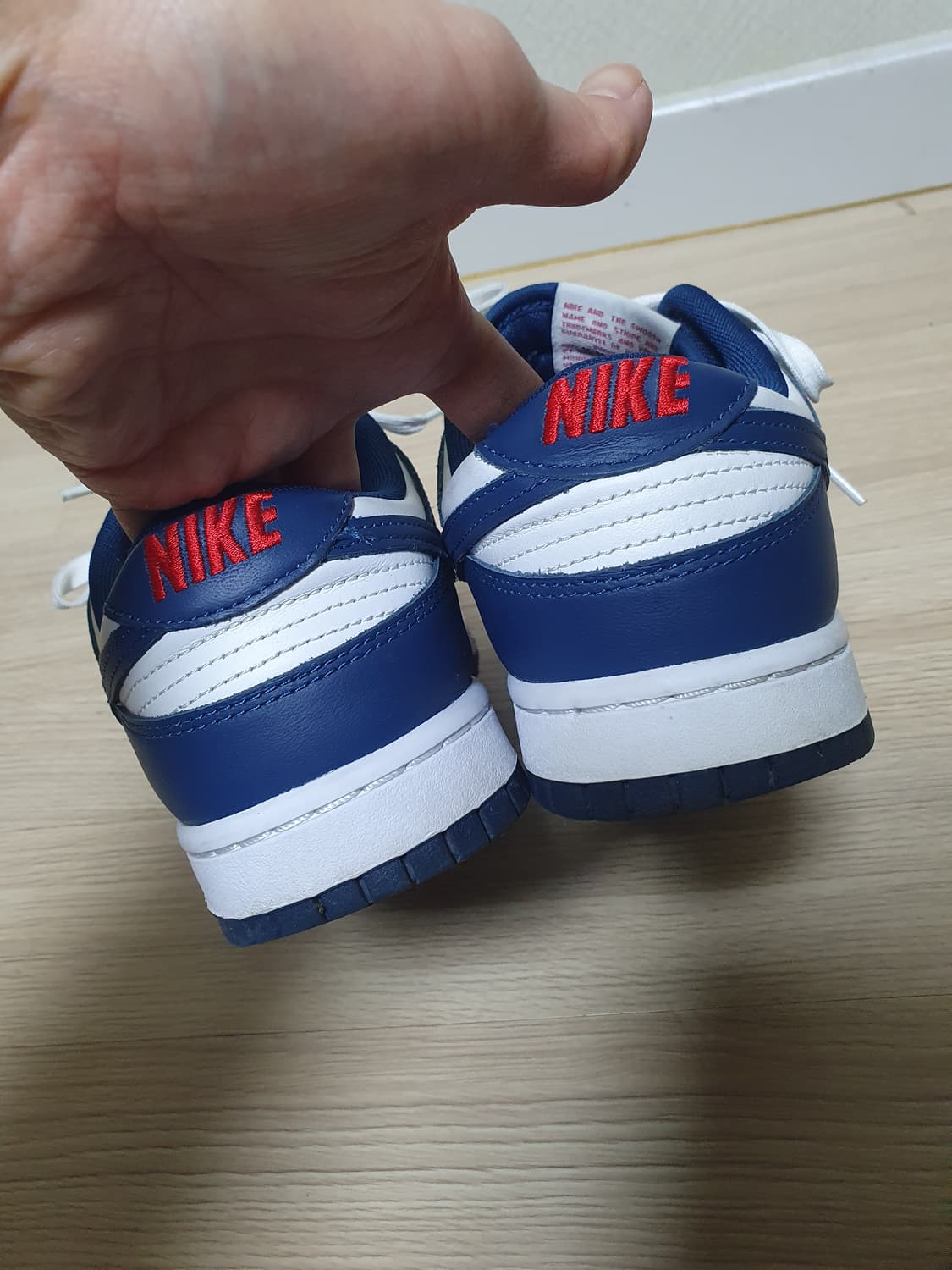 나이키 덩크로우 발레리안 블루 스니커즈 265 상품이미지6