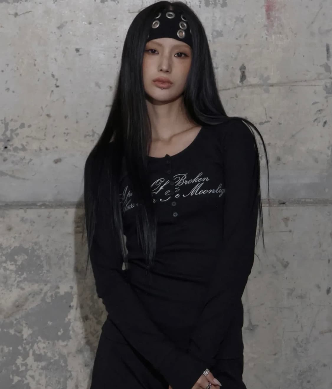 팬시클럽 스냅 레터링 롱슬리브 fancyclub 상품이미지1