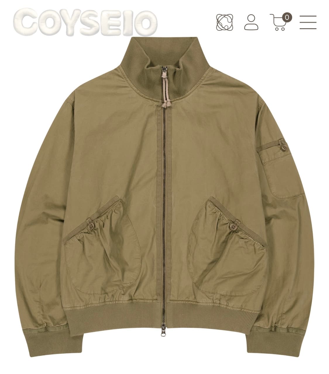 새상품 코이세이오 봄버 베이지 2사이즈 상품이미지1