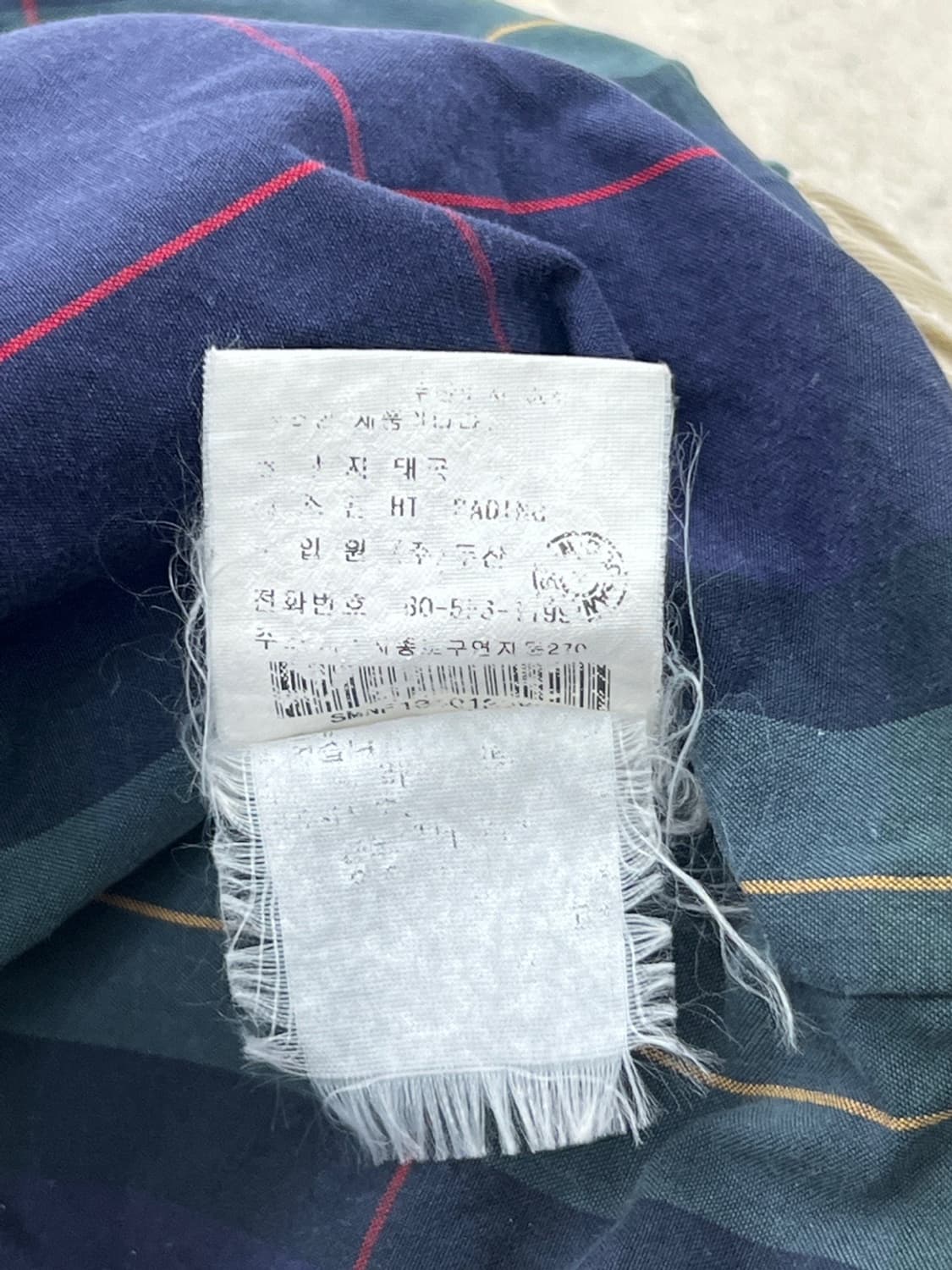 폴로 랄프로렌 체크라이닝 블루종 자켓 상품이미지10
