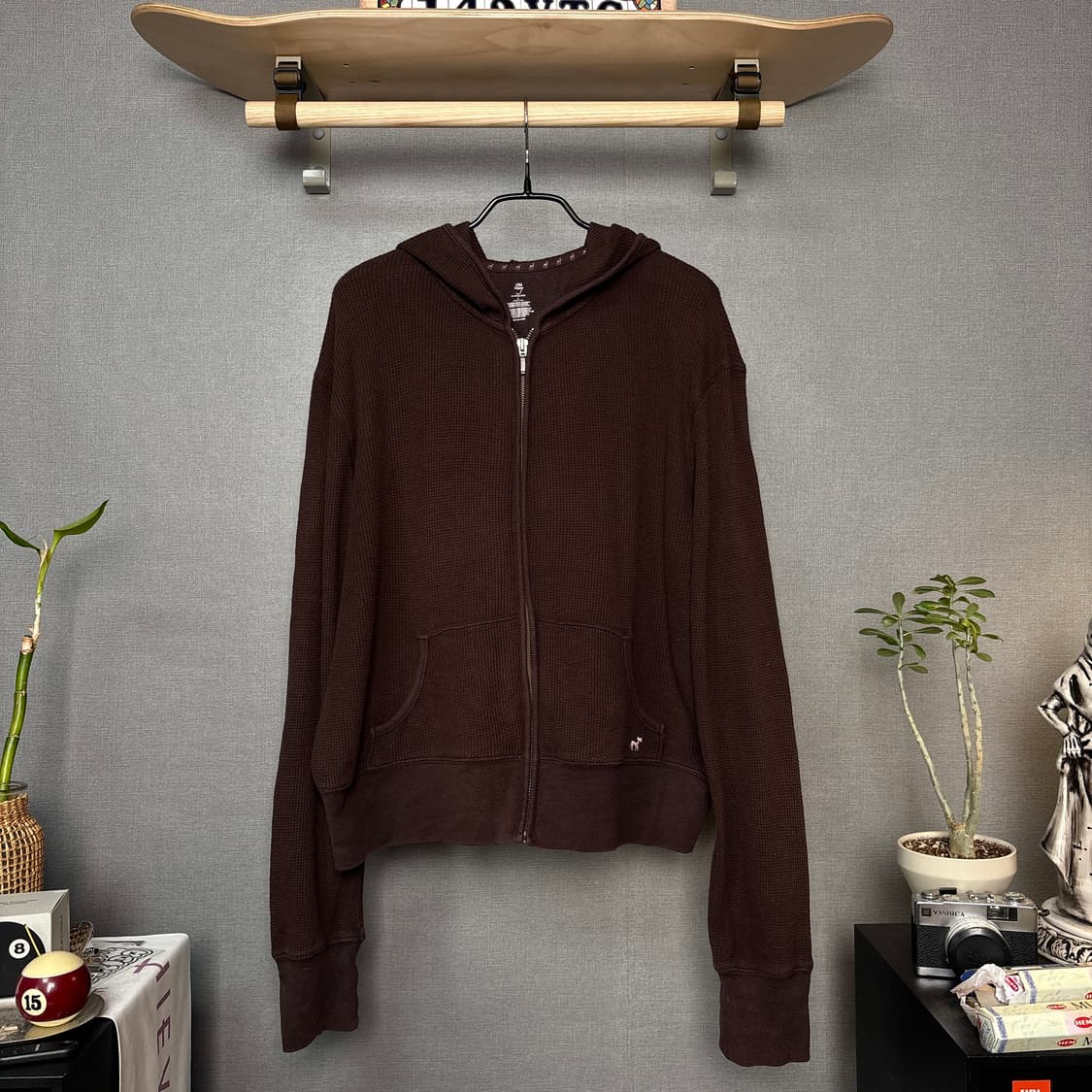 올드네이비 와플 후드집업 상품이미지2