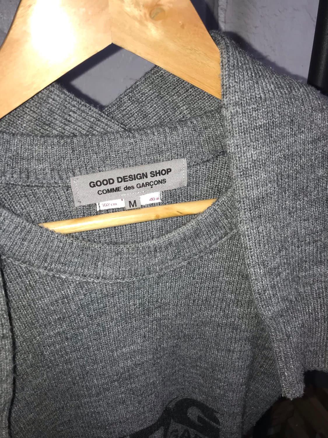 Comme des Garcons Charcoal knit  상품이미지7