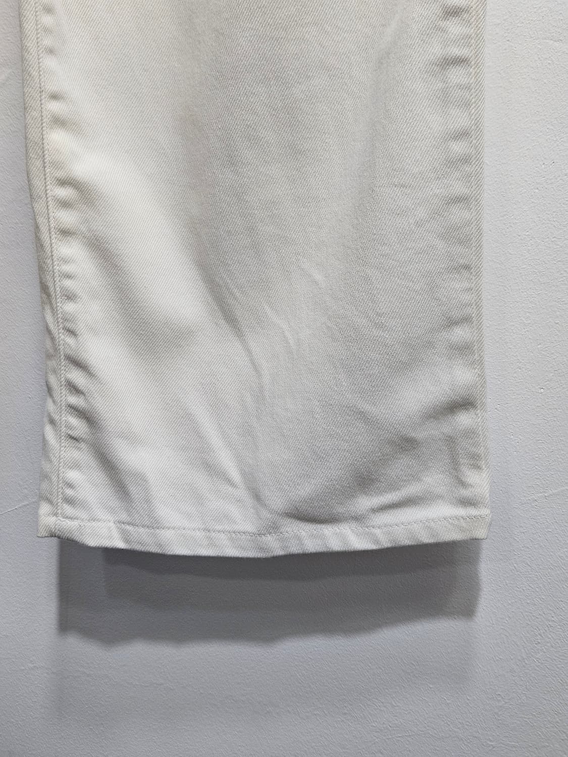 유니클로 남녀공용 뒷밴딩 와이드 팬츠 M 아이보리 상품이미지6