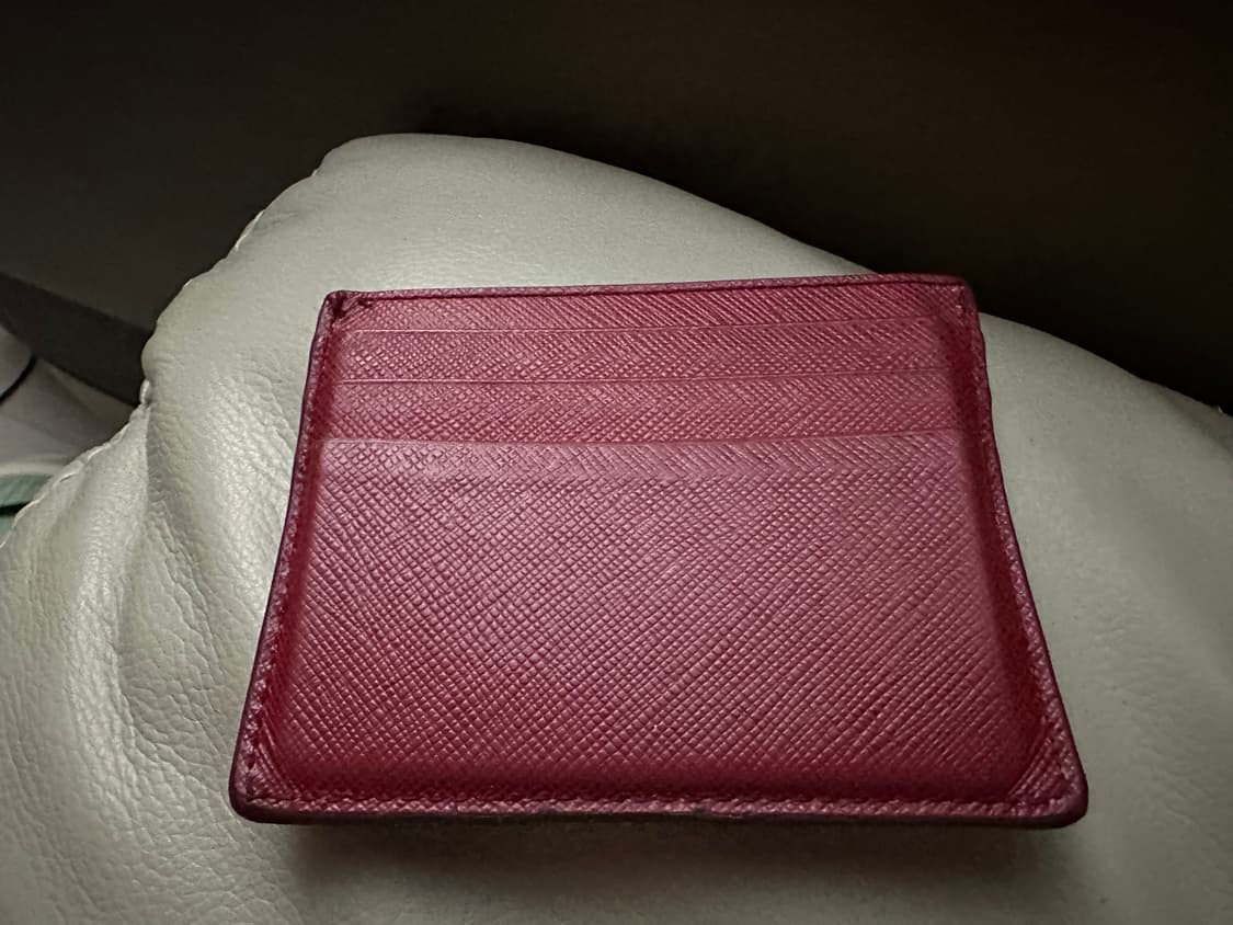 프라다 카드 지갑 파이어리 레드 상품이미지3