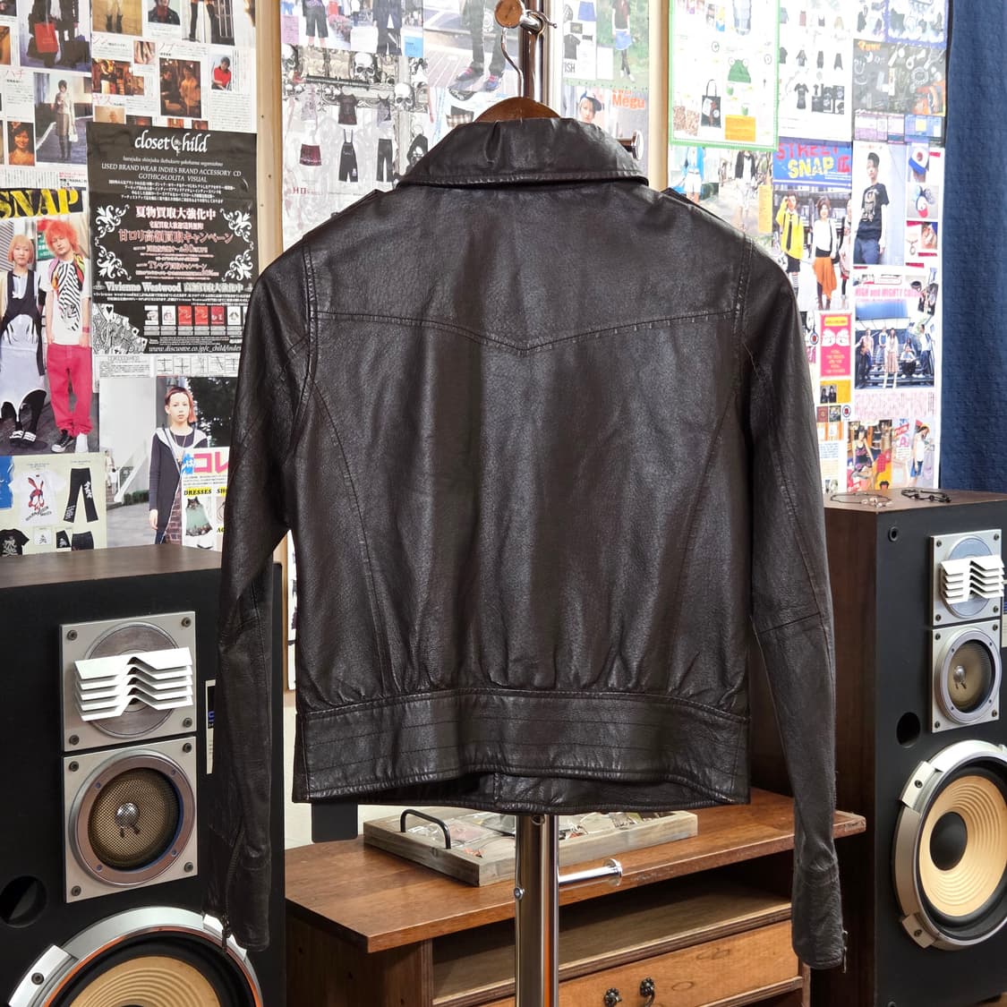 JPN 돈피 브라운 레더 자켓 상품이미지5