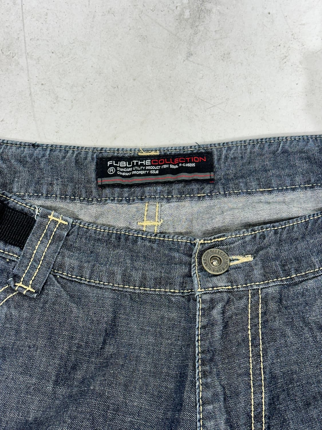 00s 후부 진청 올드스쿨 스케이트 힙합 버뮤다 데님 반바지  상품이미지7