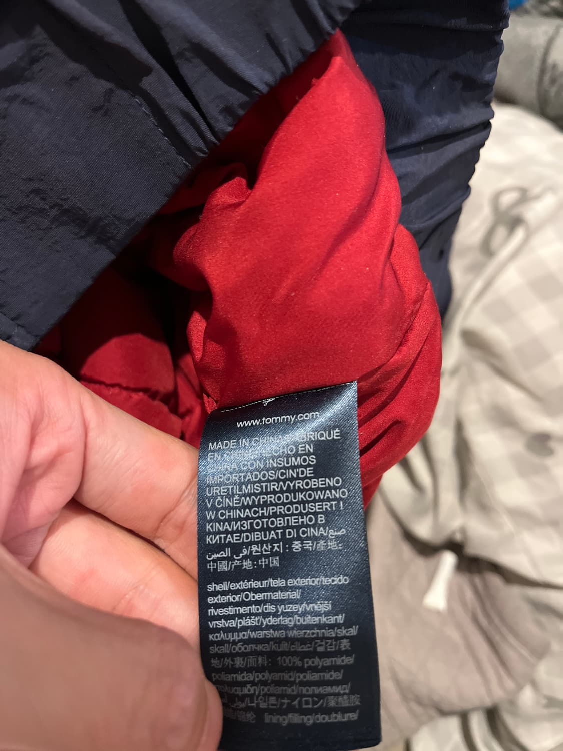 (오버핏 M) 타미 패딩 바람막이 상품이미지5