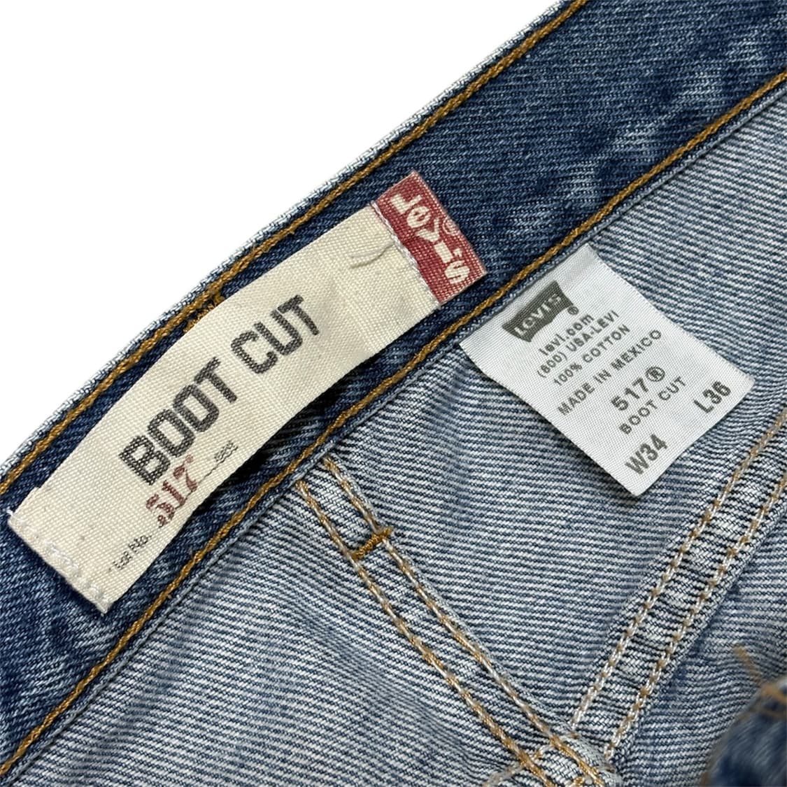 빈티지 리바이스 517 패치워크 리워크 플레어진 erd 상품이미지4