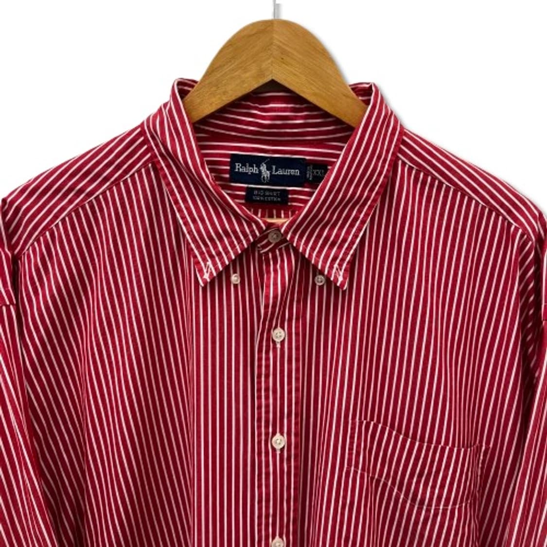 폴로 랄프로렌 레드 스트라이프 셔츠 상품이미지4